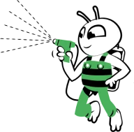 Abeille verte Île d'Oléron, bassin de Marennes et Royannais application démoussage